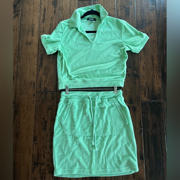 Missguided Terra Cloth Set - Picture 1 of 3